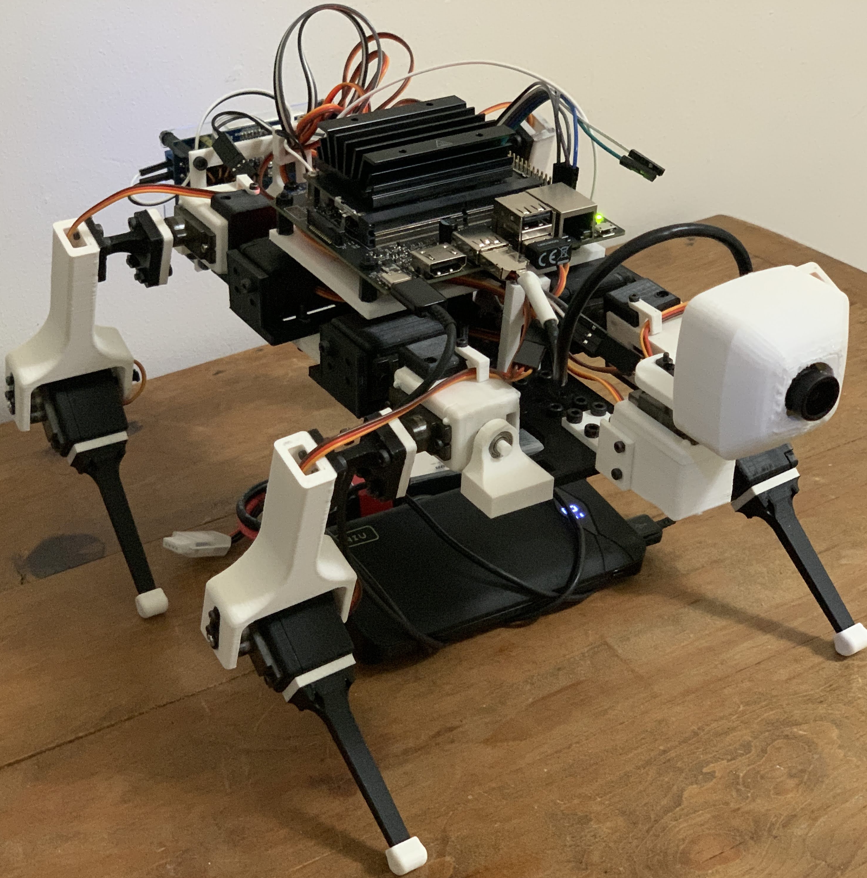 Cuatroped - A walking quadrupedal robot