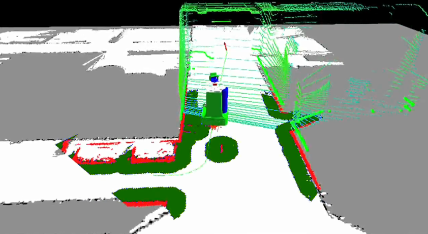 Sample of a SLAM operational PR2 robot